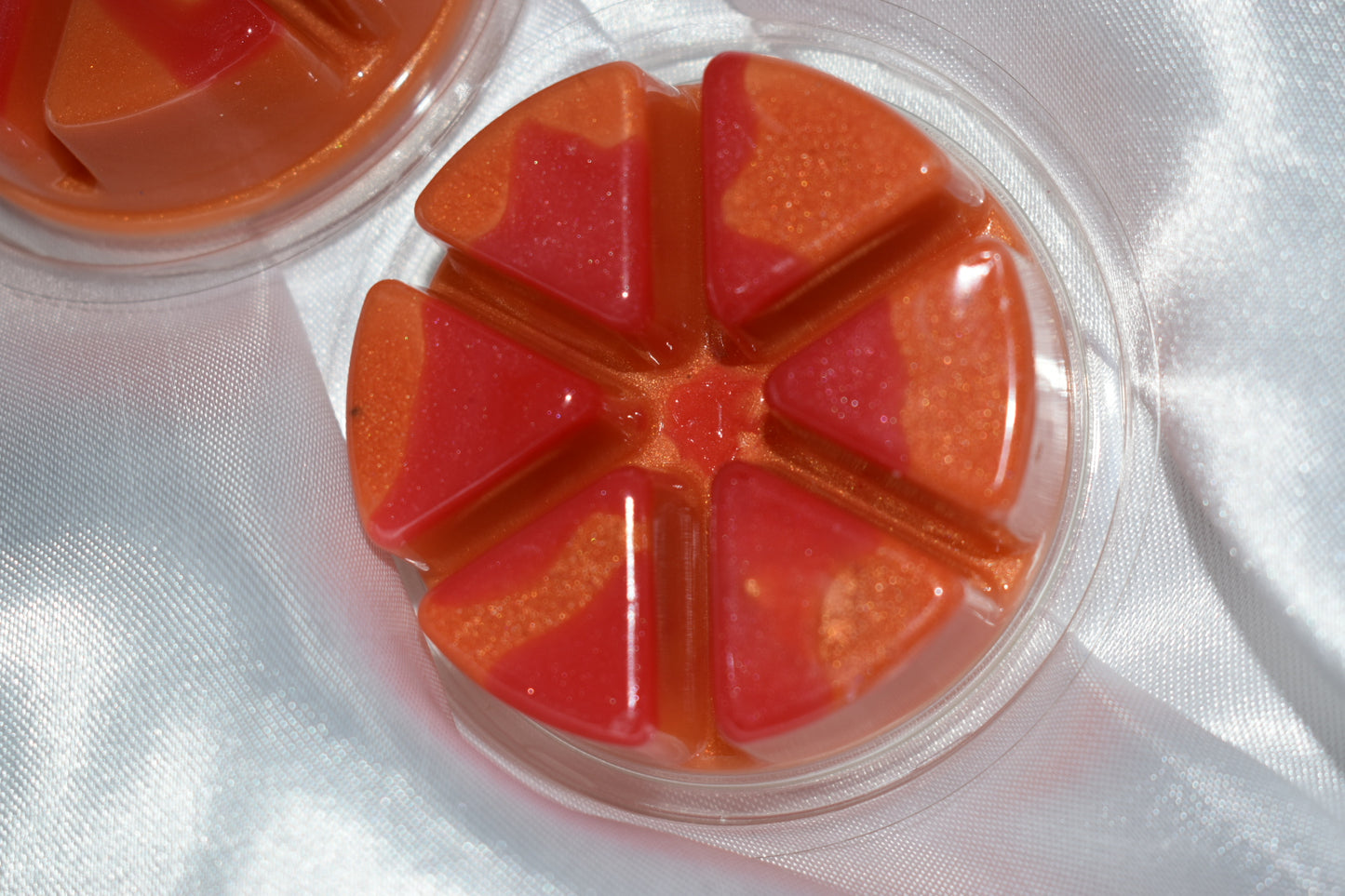 Bloodied orange deli pot