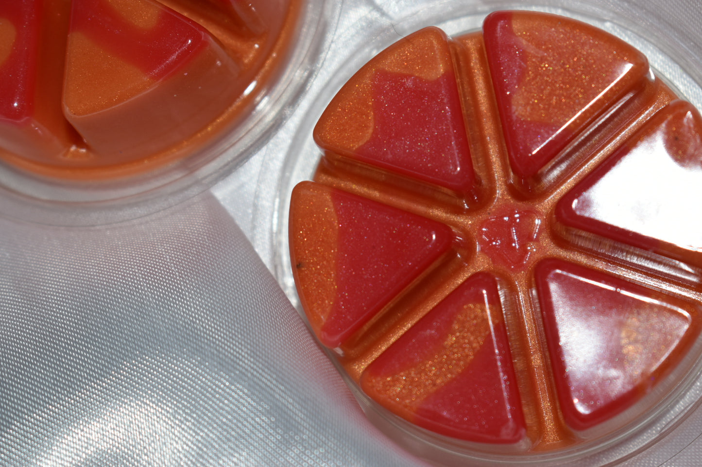 Bloodied orange deli pot