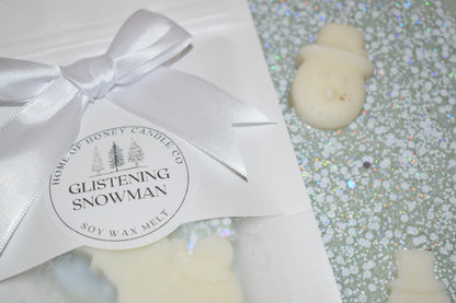 Glistening snowman brittle