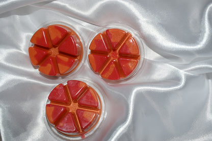Bloodied orange deli pot