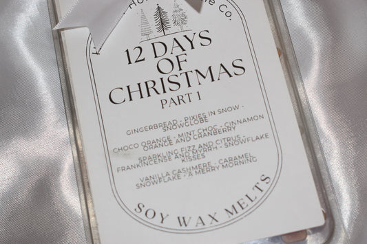 12 days of Christmas wax melts