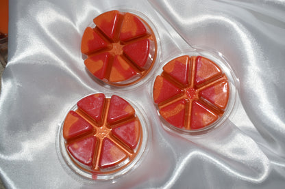Bloodied orange deli pot